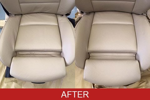 Leather Restoration Car Seats Vision Autoworks Weymouth Dorset - How To Refinish Leather Car Seats